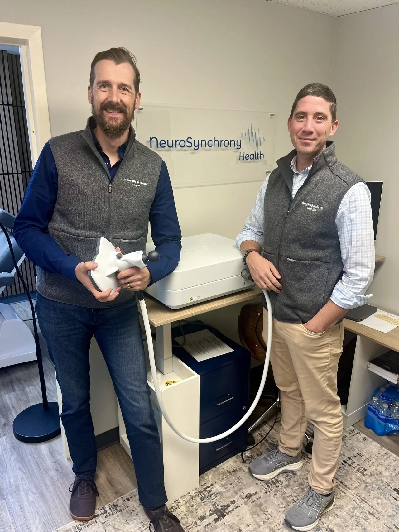 Dr. Tobias Halene and Gregg Pauletti at NeuroSynchrony Health